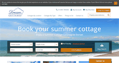 Desktop Screenshot of dream-cottages.co.uk